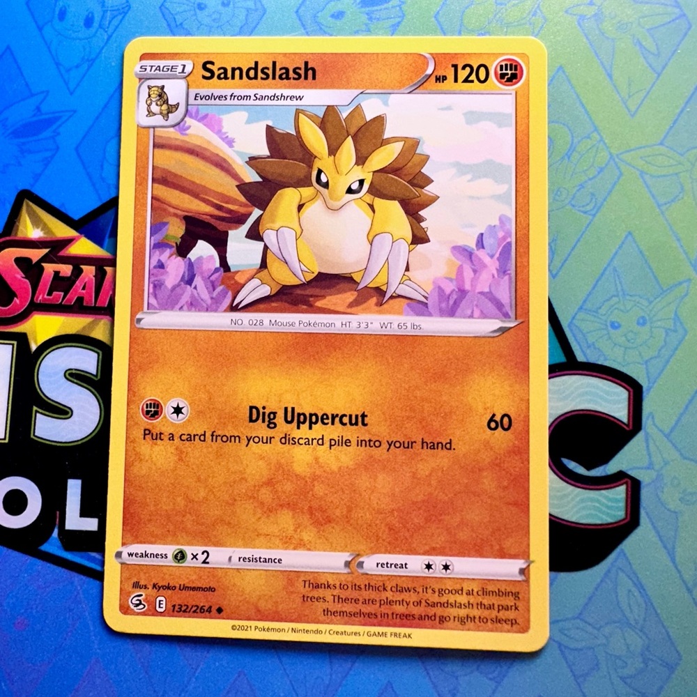 sandslash (132/264) - uncommon — pokémon: fusion strike